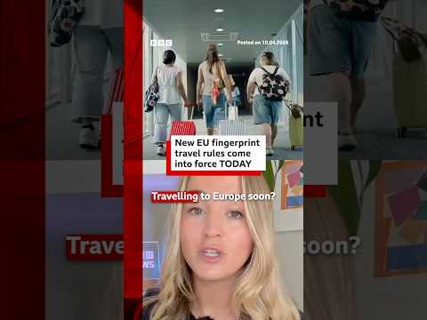 What is the new Entry/Exit system when travelling in Europe? #Europe #BBCNews