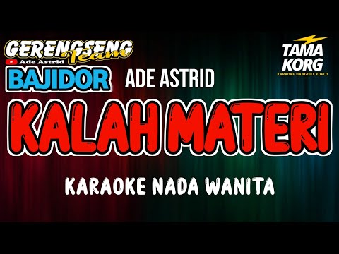 KALAH MATERI KARAOKE!! Bajidor | Nada Wanita