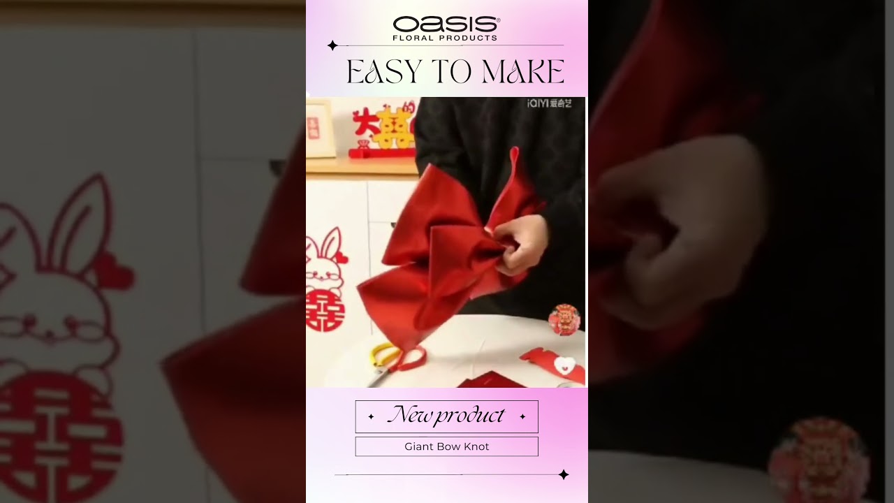 Giant Bow for Gifting Hampers & Decorations, made form high quality Eva Sheets, Precut easy to make