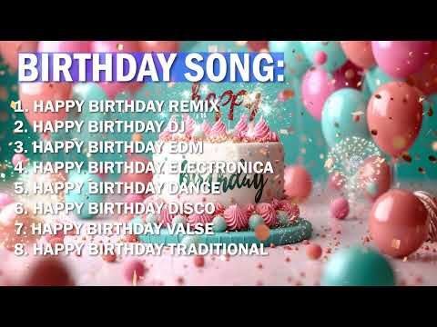Birthday Playlist | Best Happy Birthday Song Remix | All the Best on Your Special Day 🎈