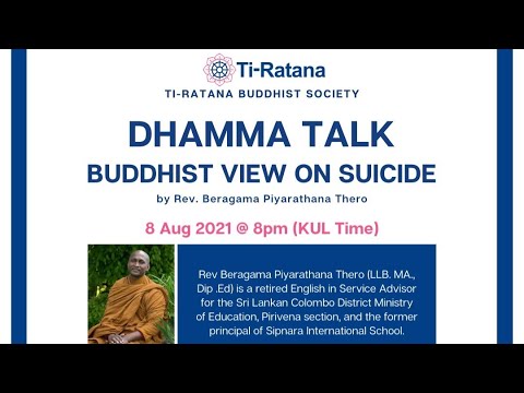 Buddhist view on Suicide