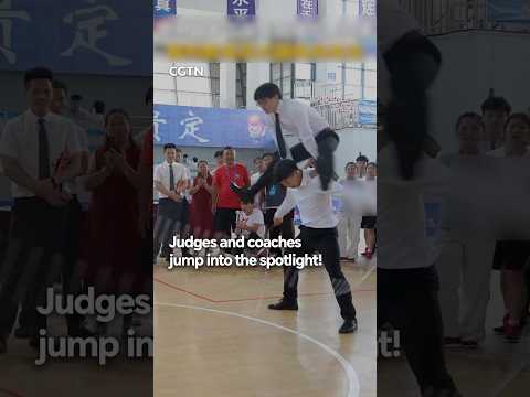 Judges and coaches jump into the spotlight! #coolchina