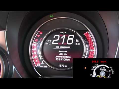 Car Speed Test Wow!!!Fiat 500 Abarth 595 vs Alfa Romeo 4C Series Acceleration