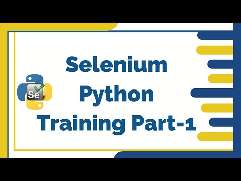 Selenium Python Training Part 1