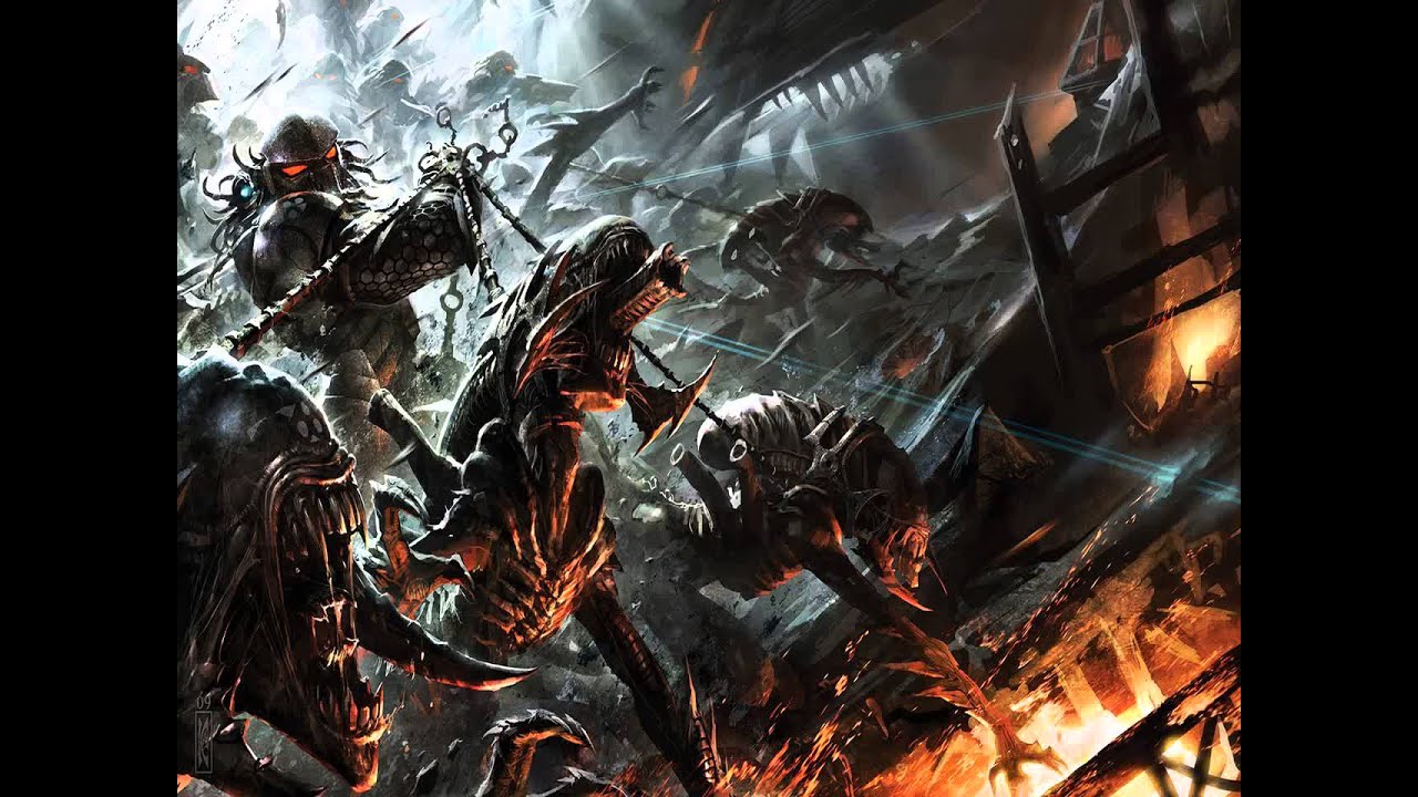 Predators and Aliens Wallpaper