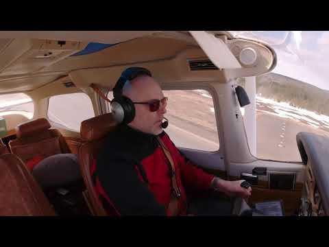 Cessna 172 nousu Rovaniemeltä EFRO kohti Kemiä.