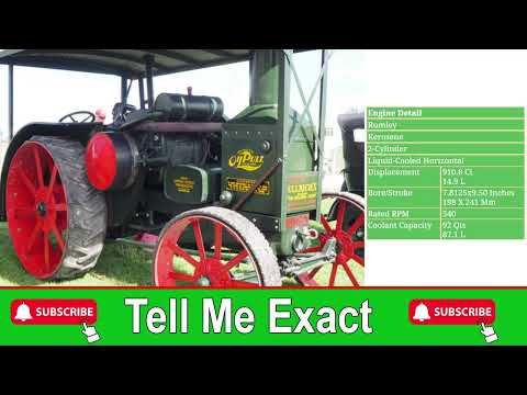 Advance-Rumely OilPull R 25/45 Tractor | Advance-Rumely OilPull R 25/45 Specifications