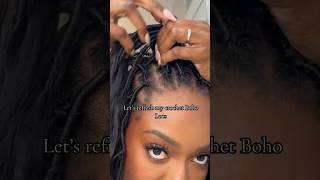 This is how I refresh my Crochet Boho Locs