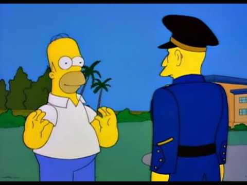 The Simpsons - No sir! U.S. Marine Corps, sir!