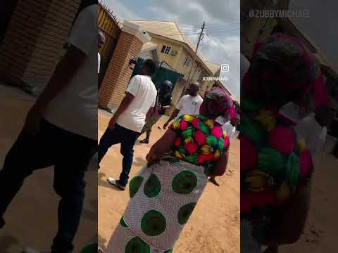 Watch the most humble Nollywood billionaire actor Zubby michael on set with Ngozi ezeonu