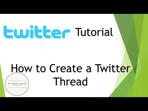 Creating Twitter Threads - Making Friends with Twitter