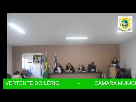 REUNIÃO DO LEGISLATIVO MUNICIPAL DE VERTENTE DO LÉRIO - PE 15/10/2026