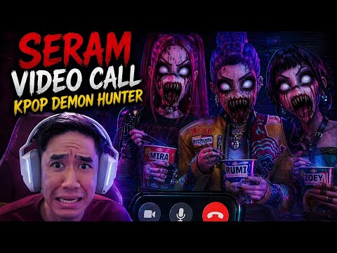AKU VIDEO CALL KPOP DEMON HUNTER 😂 SERAM WOI JADI ZOMBIE 😈