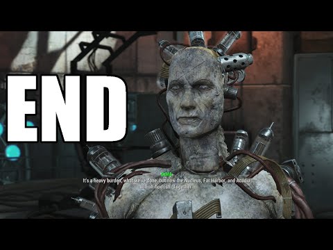 FALLOUT 4 PS5 Walkthrough Gameplay Part 65 - FAR HARBOR ENDING (PEACE)