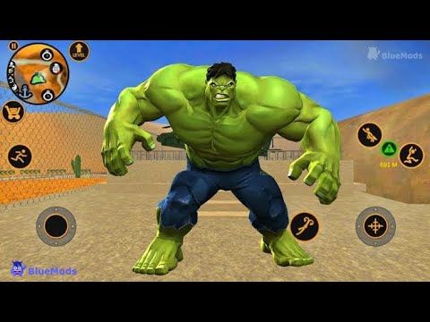 Destroying military base Vegas crime simulator. stealing military tank😱