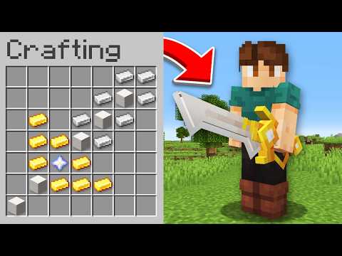 Crafting The Strongest Weapon in Minecraft...