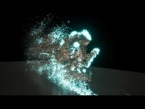 Unreal Niagara Disintegration Effect with Animated Character