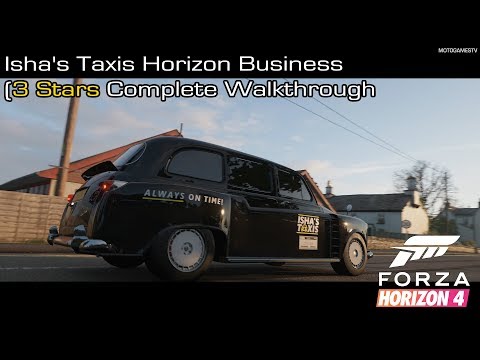 Forza Horizon 4 - Isha's Taxis Horizon Business (3 Stars Complete Walkthrough)