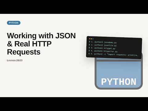 Python Web Development Basic Series Working With Json Real Http Requests