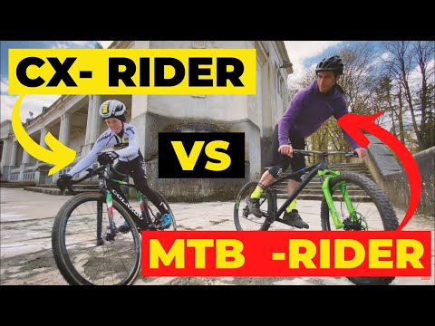 CYCLOCROSS CYLIST vs PRO MTB RIDER !