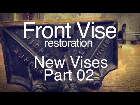 New vises Part 02 - Antique Richards Wilcox Vise Restoration
