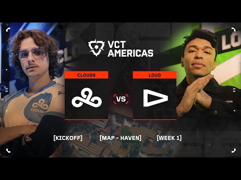 C9 vs. LOUD - VCT Americas Kickoff - W1D1 - Map 01