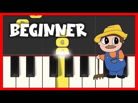 BEGINNER PIANO - OLD MACDONALD HAD A FARM / PIANO FÁCIL