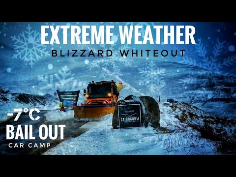 EXTREME WEATHER Camping in a Blizzard