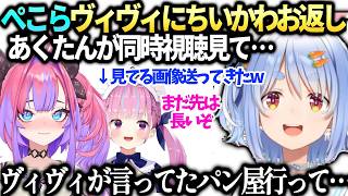 ぺこらあくたんがSAOで色々教えてくれた件とヴィヴィちゃんにお返しプレゼント【兎田ぺこら/綺々羅々ヴィヴィ/ホロライブ切り抜き】
