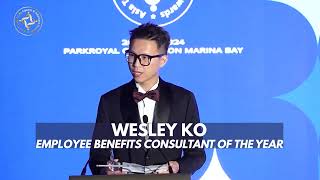 Employee Benefits Consultant of the Year - Wesley Ko, AIA Hong Kong