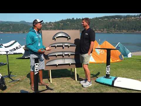 Delta Hydrofoils discuss their current foil range at the AWSI 2022 // Foiling Magazine