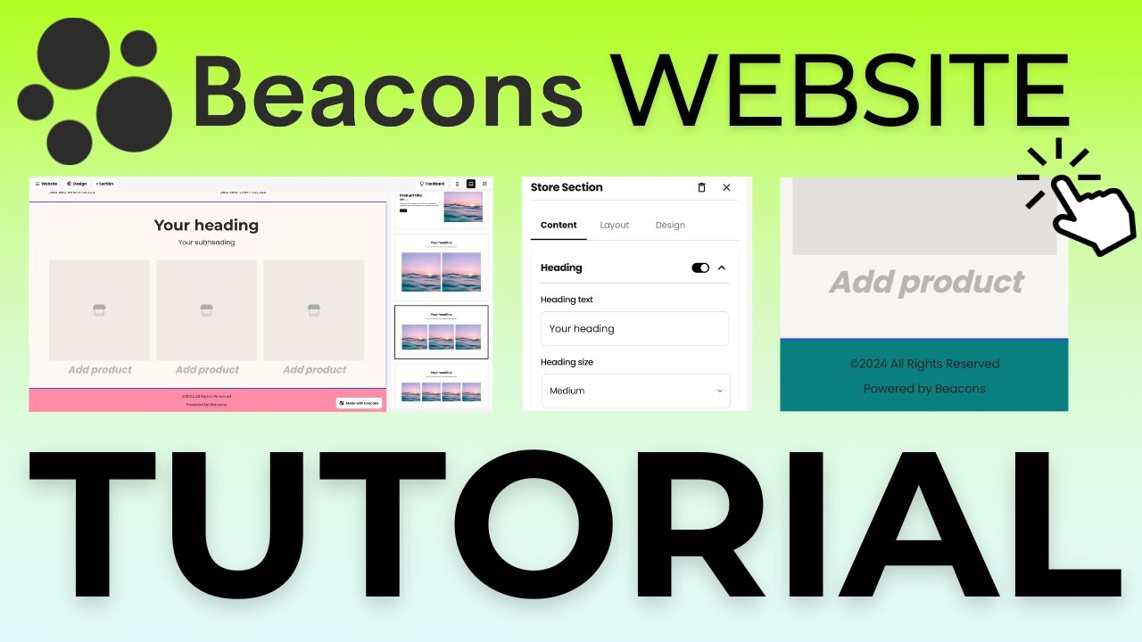 How To Create A Website With Beacons AI (FREE)