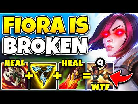 THIS IS WHY FIORA IS THE #1 LOW ELO TOP LANER! (YOU CAN LITERALLY 1V5 THEM)