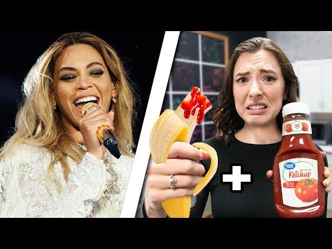 Trying Weird Celebrity Food Combinations! Video