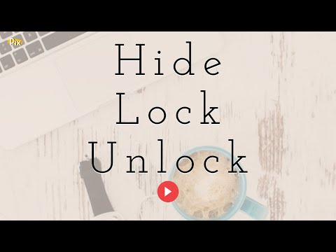 How to Hide, Lock, Unlock Elements in PixTeller Graphic Maker