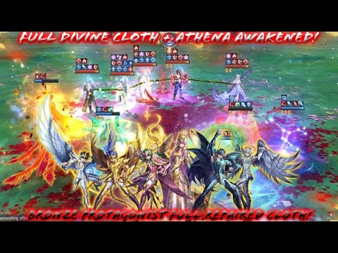 Saint Seiya: Awakening (KOTZ) - Bronze Protagonist Divine Cloth+Athena Awakened Repair Cloth at PvP!