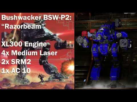 MWO: Escort on Grim Plexus in a Bushwacker BSW-P2