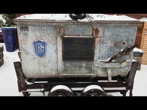 Schneefall an der Zeche Hugo