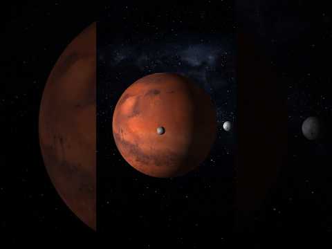 Mars has two tiny moons—Phobos and Deimos