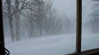 preview picture of video 'Wind and Snow in Geilo, Norway'