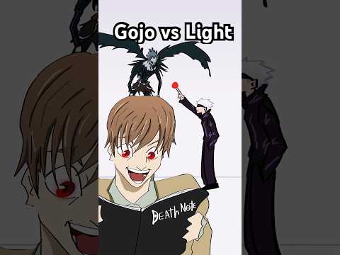 Gojo Satoru Vs Light Yagami - Death Note vs Infinity 📝♾️#gojo#jjk#deathnote #lightyagami