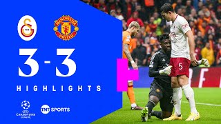 UCL CLASSIC In Istanbul! 🔥 | Galatasaray 3-3 Man United | Champions League Group Stage Highlights