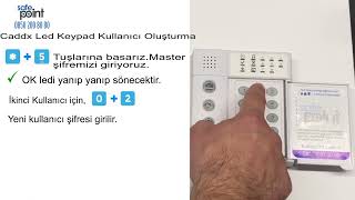 Caddx Led Kullanıcı Olusturma