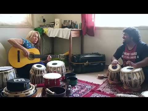 G Srikant Rao with Great Brazilian Guitarist Celia Malheiros