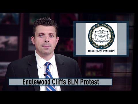 NJ Englewood Cliffs BLM Protest
