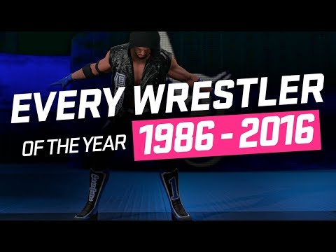Every Wrestler of the Year 1985-2016 | WWE 2K17 / Smackdown vs Raw 2007/8