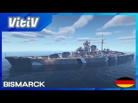 EPIC! Building KMS Bismarck in Minecraft!