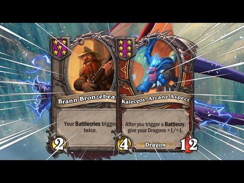 INSANE BATTLECRY DRAGONS?! | Hearthstone Battlegrounds