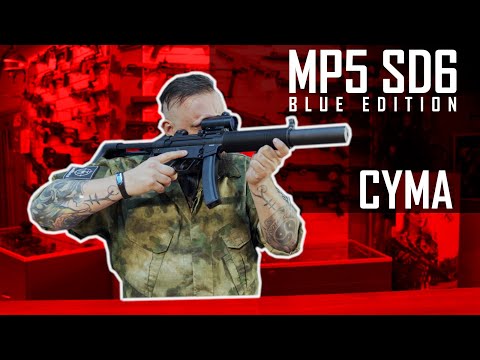 MP5SD6 CM.041 BLUE Limited Edition - CYMA - TANIEMILITARIA.PL