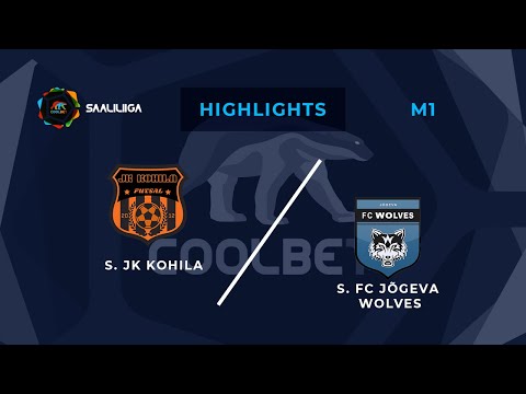 JK Kohila - FC Jõgeva Wolves. Coolbet Saaliliiga. MD 1. Highlights